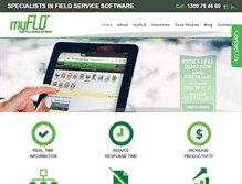 Tablet Screenshot of myflo.com.au
